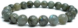 Felicidade Bracelet en Labradorite – Pierre Naturelle 8MM – Protection, Bien-Être & Intuition – Bijou Énergétique Unisexe en Lithothérapie pour Homme & Femme, Méditation & Cadeau