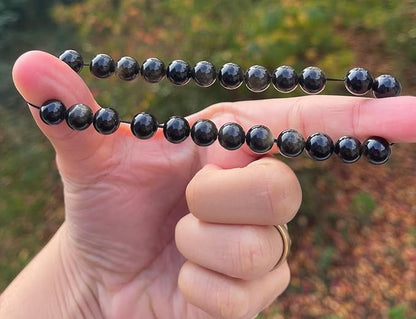 Bracelet Obsidienne Œil Céleste – Perles 8 mm