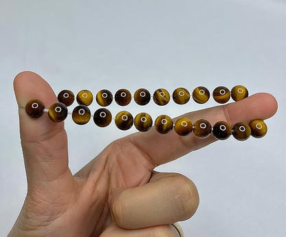 Bracelet Œil de Tigre Naturel – Perles 8 mm