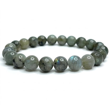 Bracelet Labradorite Naturelle – Perles 8 mm