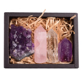 "Set de pierres fines pour rituel Wicca - Renforcez votre pratique spirituelle avec les pouvoirs des pierres"